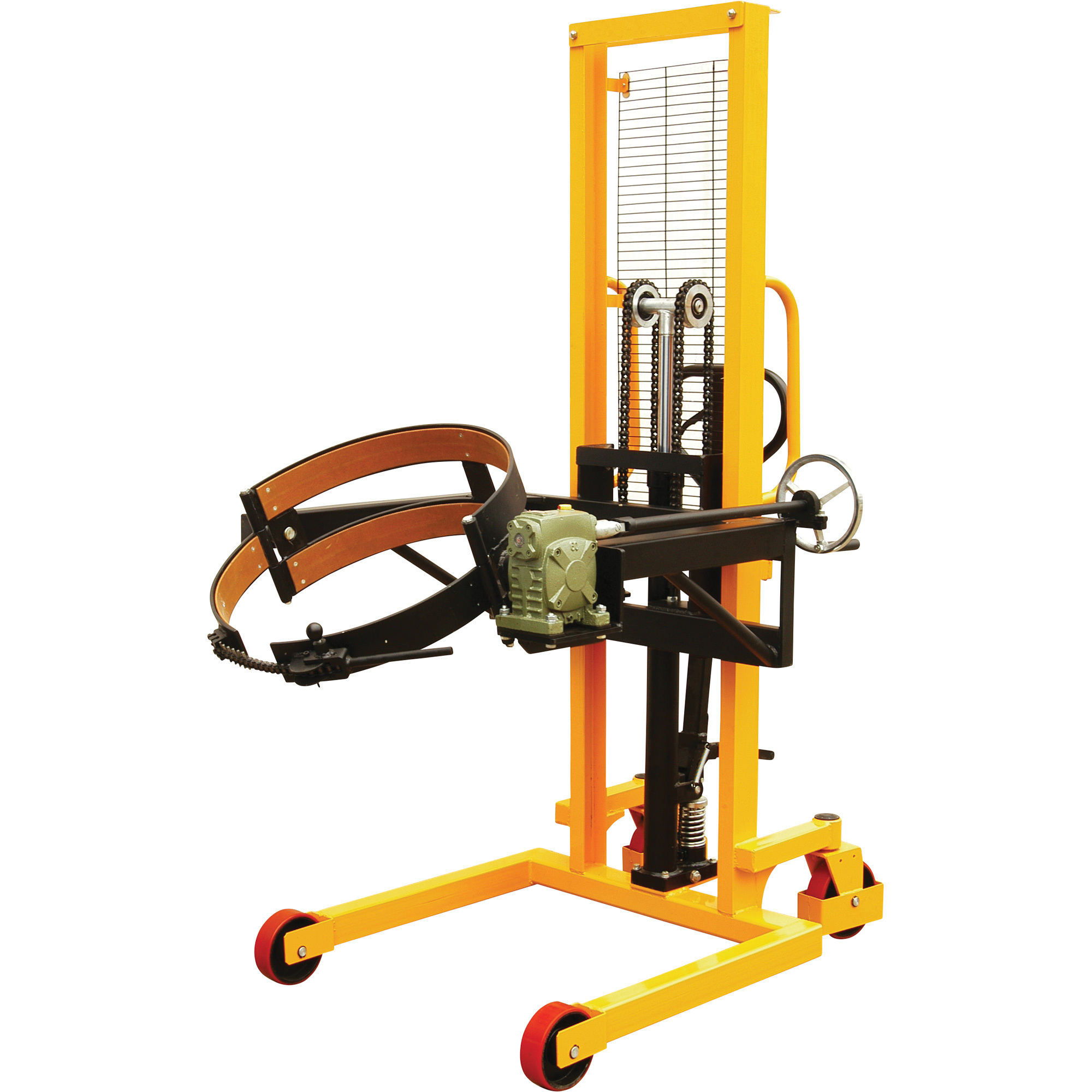 Vestil Economy Drum Lifter/Positioner - 550-Lb. Capacity, 53in. Max Lift, 180° Rotation, Model# DRUM-LRT-EC